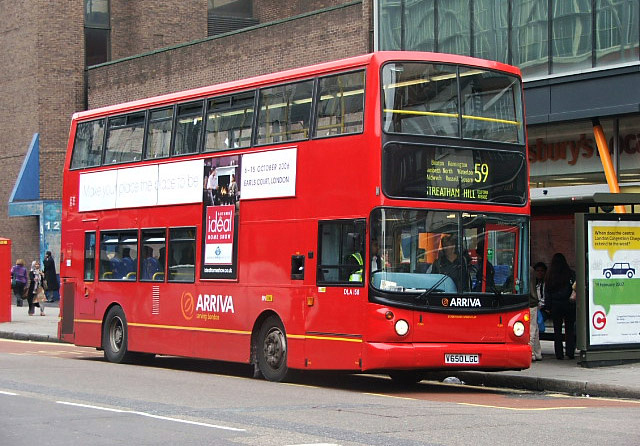 London Bus Routes | Route 59: Streatham Hill, Telford Avenue - Smithfield