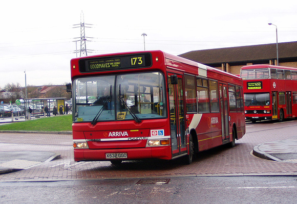 Route 173, Arriva London, PDL32, X532GGO, Beckton