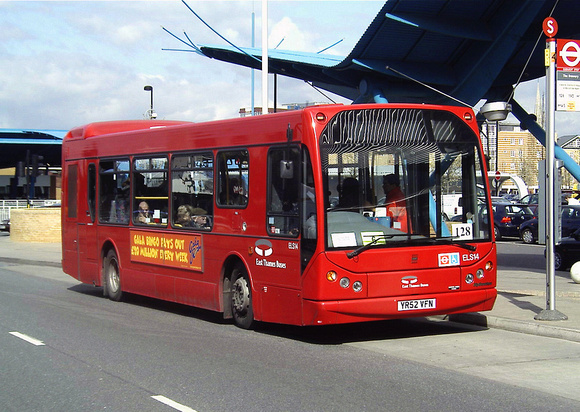 Route 128, East Thames Buses, ELS14, YR52VFN, Romford