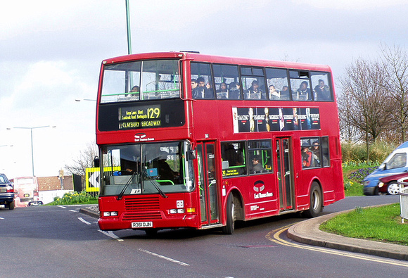 Route 129, East Thames Buses 361, R361DJN, Ilford