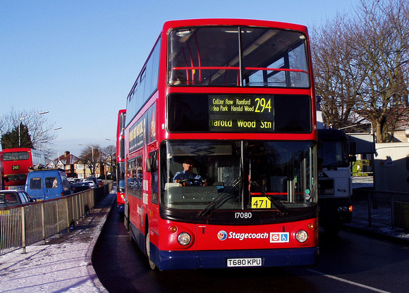 Route 294, Stagecoach London 17080, T680KPU, Romford