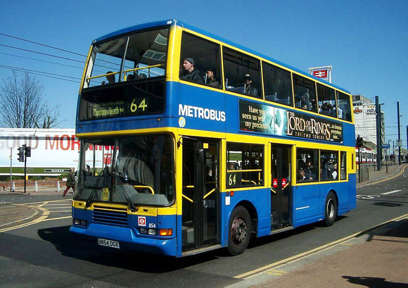 Route 64, Metrobus 854, S854DGX, Croydon