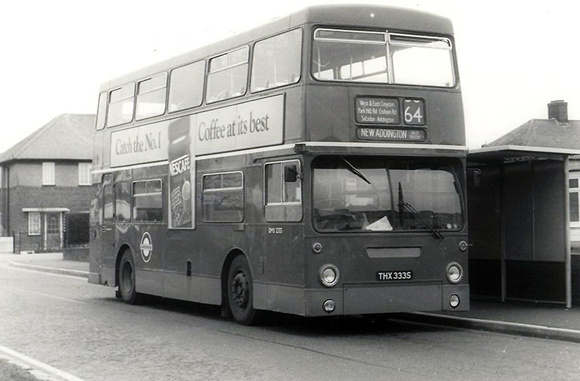 Route 64, London Transport, DMS2333, THX333S, Addington Village