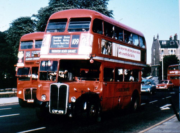 Route 109, London Transport, RT2831, LYF478