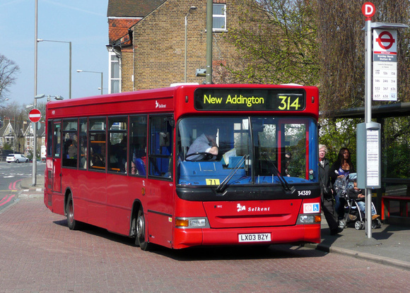 Route 314, Selkent ELBG 34389, LX03BZY, Bromley