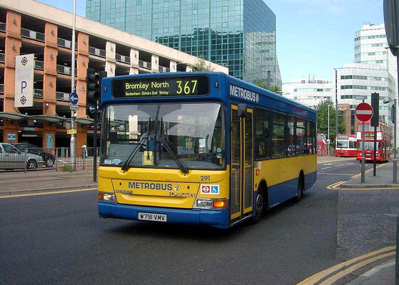 Route 367, Metrobus 291, W791VMV, Croydon