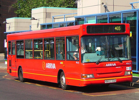 Route 403, Arriva London, PDL22, X522GGO, Croydon