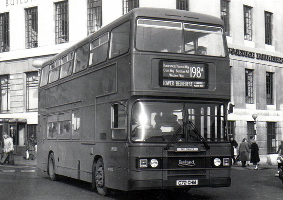 Route 198A, London Transport, L72, C72CHM, Woolwich