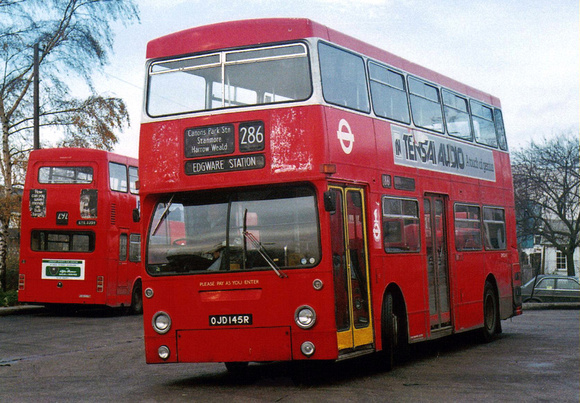 Route 286, London Transport, DM1145, OJD145R, Edgware
