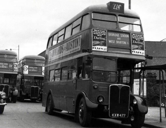 Route 224A, London Transport, RT1378, KXW477