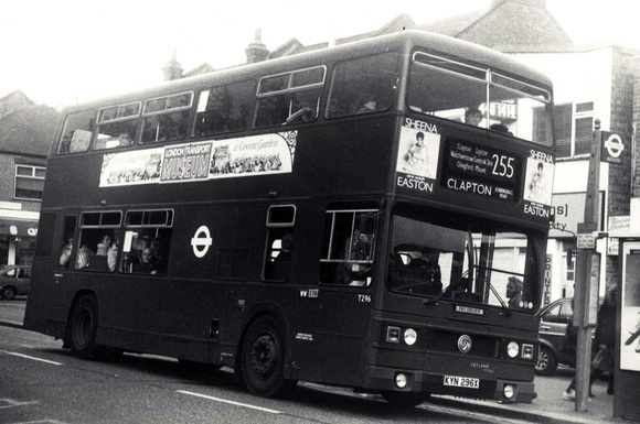 Route 255, London Transport, T296, KYN296X
