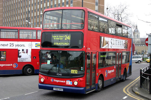 Route 241, Stagecoach London 17240, X368NNO