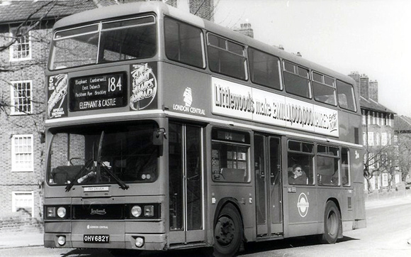 Route 184, London Transport, T682, OHV682Y
