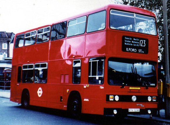 Route 123, London Transport, T324, KYV324X