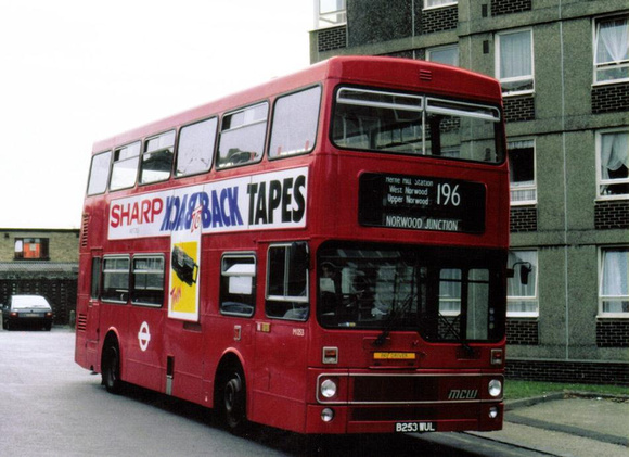 Route 196, London Transport, M1253, B253WUL, Norwood Junction
