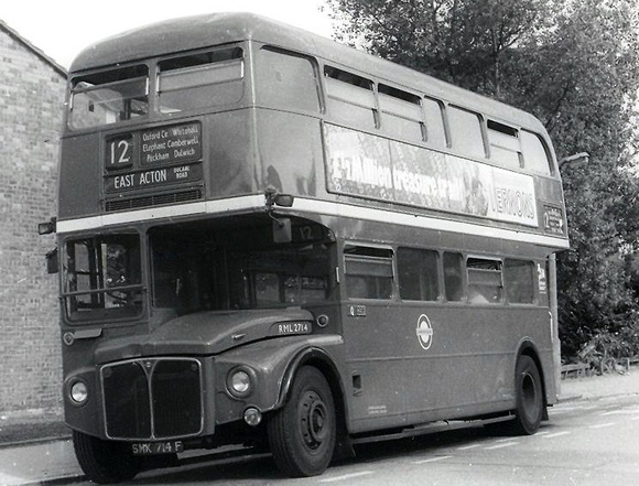 Route 12, London Transport, RML2714, SMK714F, Franklin Rd
