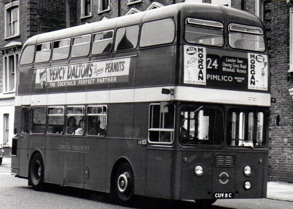 Route 24, London Transport, XA8, CUV8C