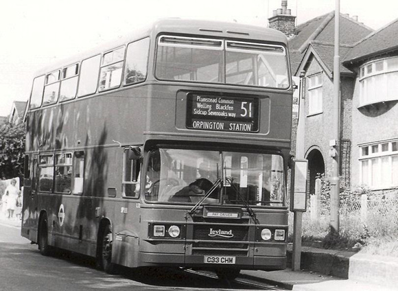 Route 51, London Transport, L33, C33CHM, Oprington