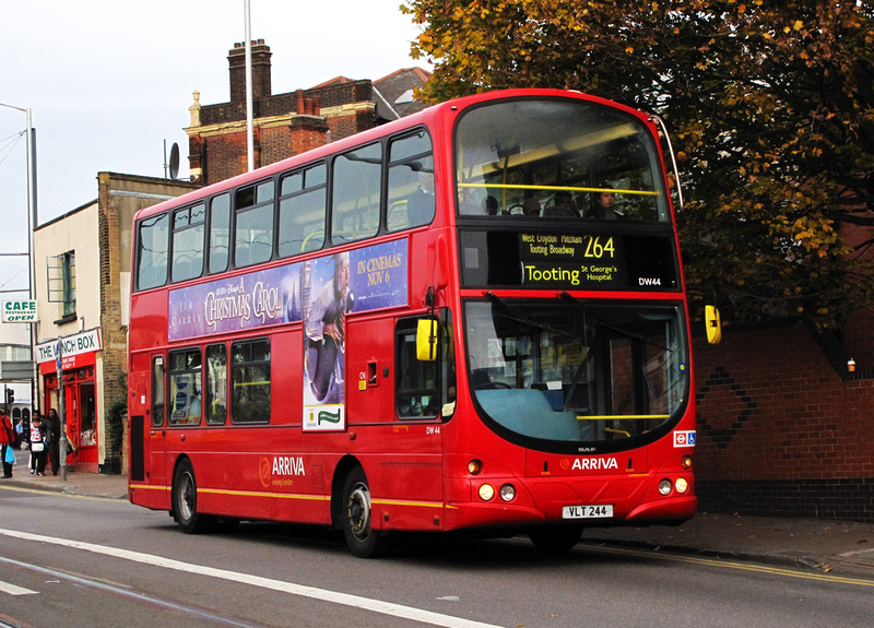 London Bus Routes | Route 264: Croydon Town Centre - Tooting. St ...