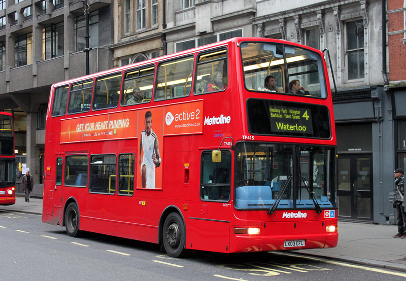 London Bus Routes | Route 4: Archway - Blackfriars | Route 4, Metroline ...