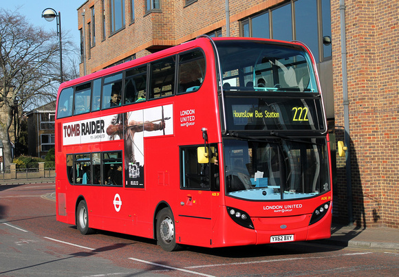 Route 222, London United RATP, ADE39, YX62BXY, Hounslow