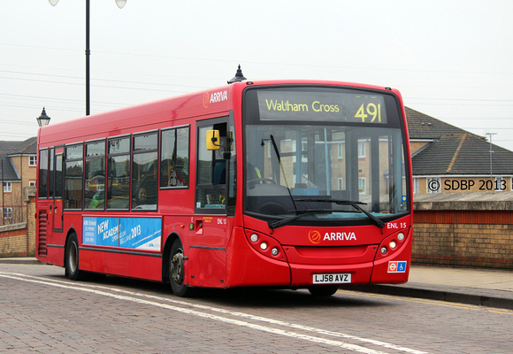 Route 491, Arriva London, ENL15, LJ58AVZ