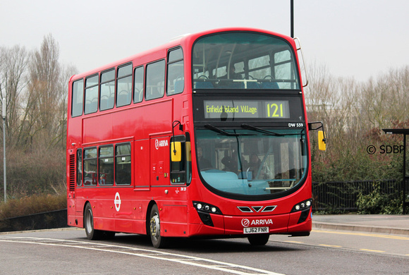 Route 121, Arriva London, DW559, LJ62FNR