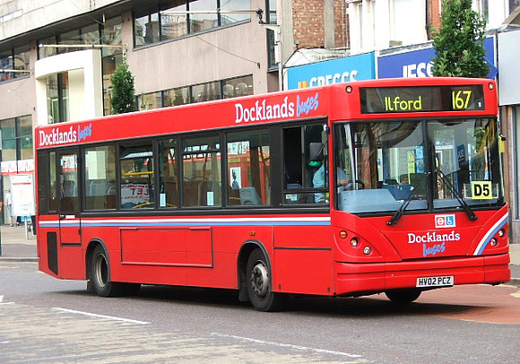 Route 167, Docklands Buses, HV02PCZ