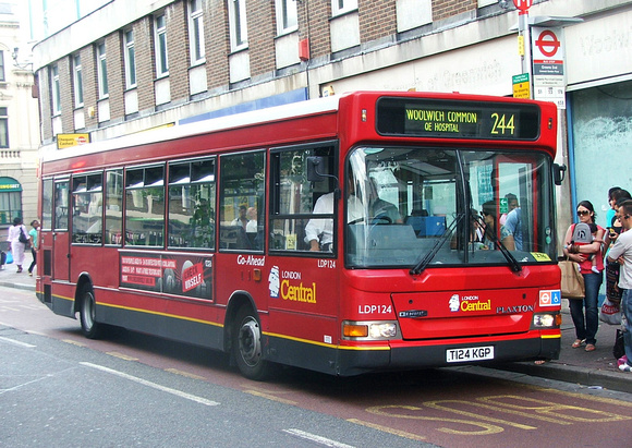Route 244, London Central, LDP124, T124KGP, Woolwich