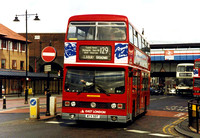 Route 129, East London Buses, T50, WYV50T, Romford