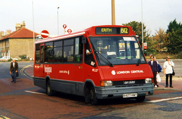 Route B12, London Central, MRL227, K427HWY, Bexleyheath