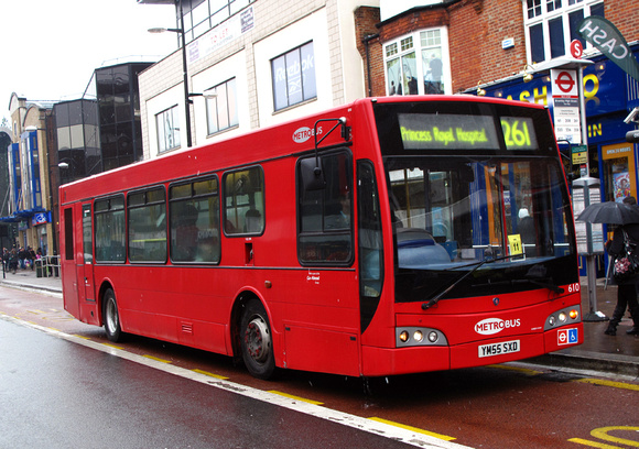 Route 261, Metrobus 610, YM55SXD, Bromley
