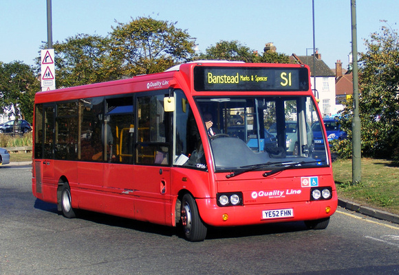 Route S1, Quality Line, OP06, YE52FHN, Mitcham