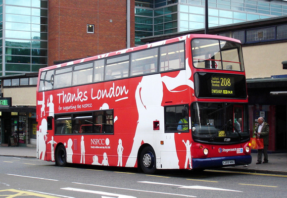 Route 208, Stagecoach London 17289, X289NNO, Bromley
