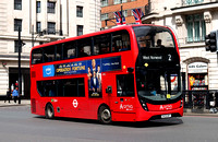 Route 2, Arriva London, HT1, SK20BFY, Marble Arch