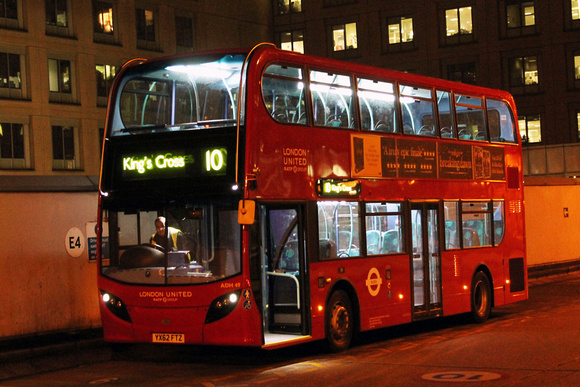 Route 10, London United RATP, ADH49, YX62FTZ, Hammersmith
