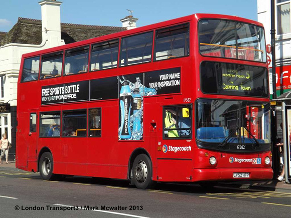 Route 5, Stagecoach London 17582, LV52HFP, Romford
