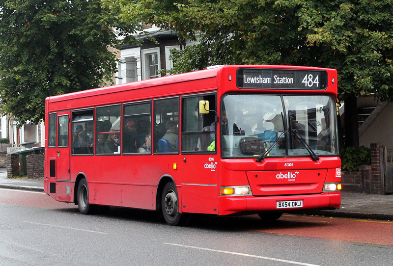 London Bus Routes | Route 484: Camberwell Green - Lewisham Station