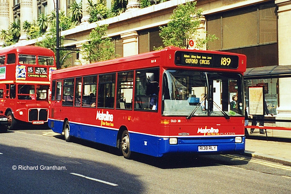Route 189, Metroline, DLD38, R138RLY, Oxford Street
