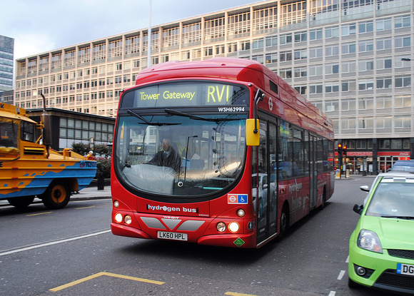 Route RV1, First London, WSH62994, LK60HPL, Tower Gateway
