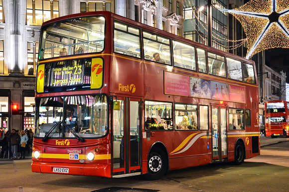 Route 23, First London, TNA33360, LK53EXZ, Oxford Circus