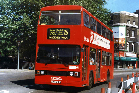 Route 26, Stagecoach London, T340, KYV340X, Waterloo