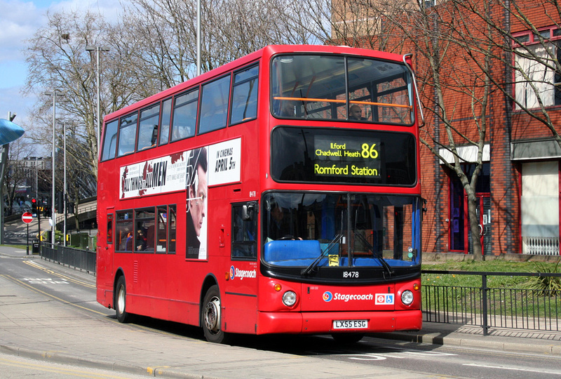 London Bus Routes | Route 86: Romford Station - Stratford | Route 86 ...