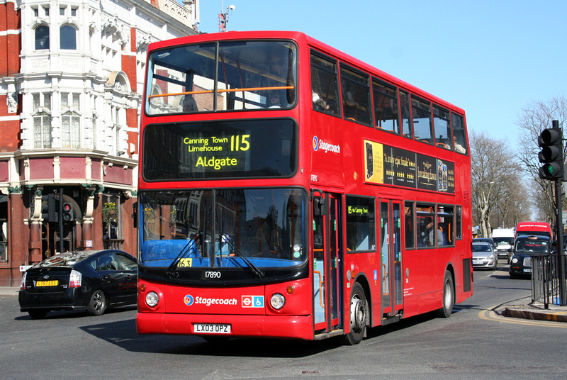 London Bus Routes | Route 115: Aldgate - East Ham, Central Park | Route ...