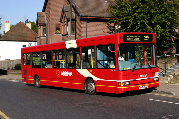 Route 289, Arriva London, PDL20, X471GGO, Purley Station