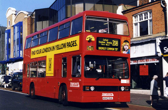Route 208, Stagecoach Selkent, T843, A843SUL, Bromley