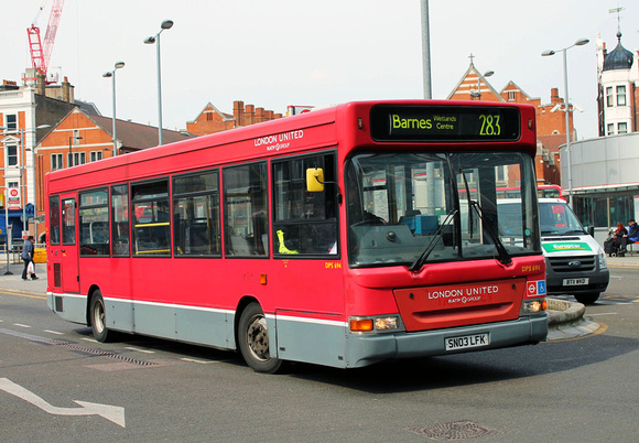 Route 283, London United RATP, DPS694, SN03LFK, Hammersmith