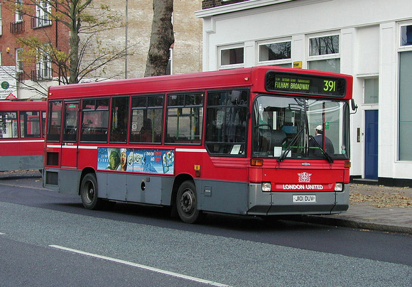 Route 391, London United, DR101, J101DUV
