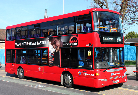 Route 248, Stagecoach London 15020, LX58CFL, Romford