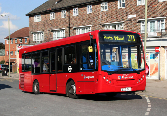 Route 273, Stagecoach London 36529, LX12DHJ, St Mary Cray